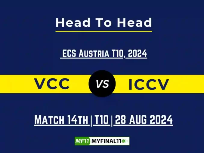 VCC vs ICCV Player Battle, Head to Head Team Stats, Player Record for ECS T10 Austria