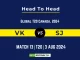 VK vs SJ Player Battle, Head to Head Team Stats, Team Record