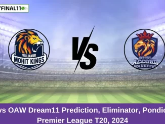 VMK vs OAW Dream11 Prediction, Eliminator, Pondicherry Premier League T20, 2024