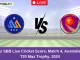 WSS vs SBB Live Cricket Score, Match 4, Australian KFC T20 Max Trophy, 2024