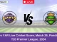 WTG vs YAR Live Cricket Score, Match 26, Pondicherry T20 Premier League, 2024