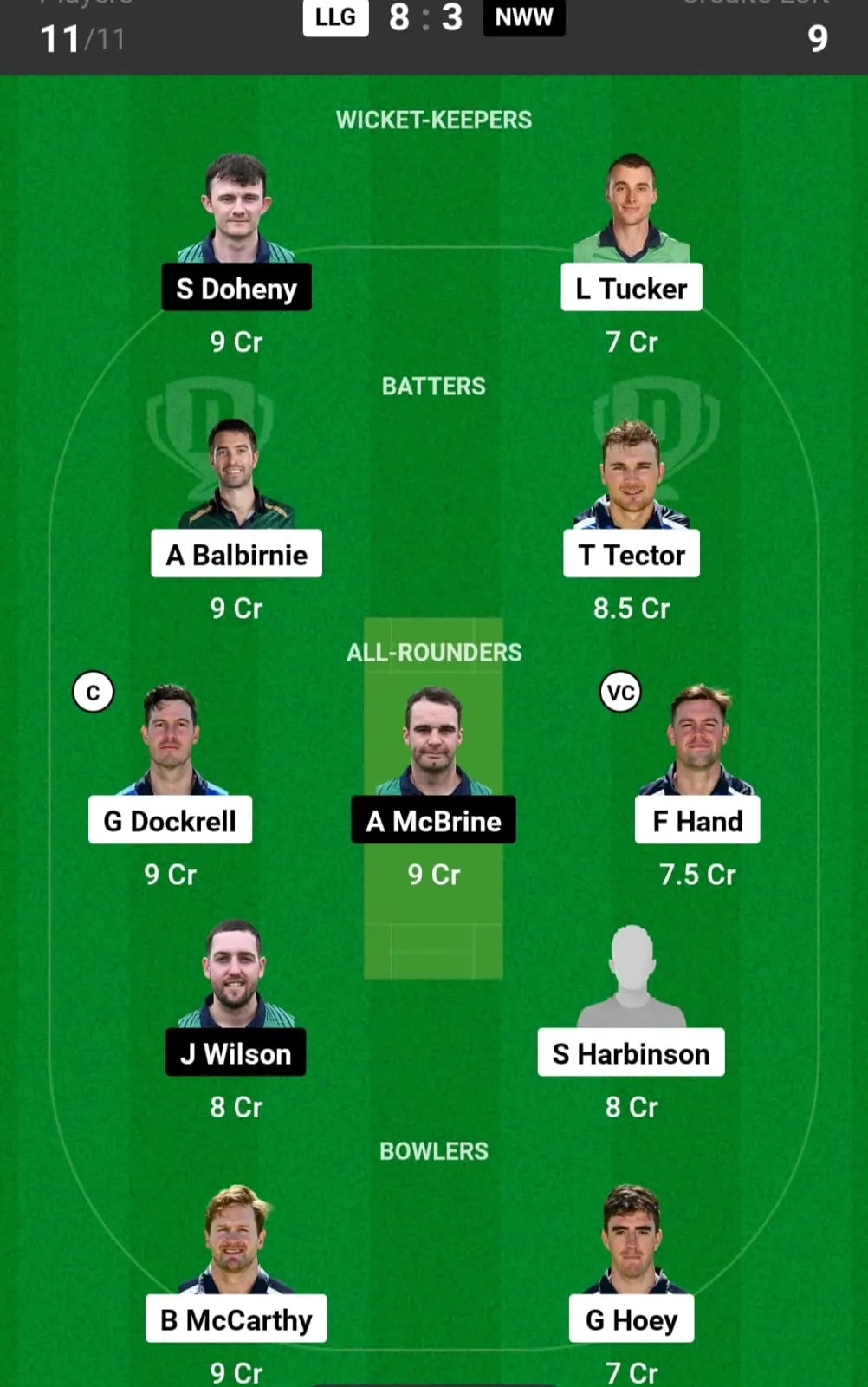 LLG vs NWW Dream11 Prediction Today: Match 16 Pitch Report, and Player Stats | Ireland Inter-Provincial T20 Trophy