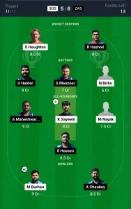 SOS vs ZAS Dream11 Prediction Today: Match 16 Pitch Report, and Key Player | ECS T10 Croatia 2024