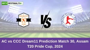 AC vs CCC Dream11 Prediction Today: Match 30 Pitch Report, and Key Player | GSA Pride Cup 2024