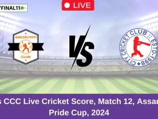 AC vs CCC Live Cricket Score, Match 12, Assam T20 Pride Cup, 2024