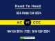 AC vs CCC Player Battle, Head to Head Team Stats, Team Record - GSA Pride Cup 2024