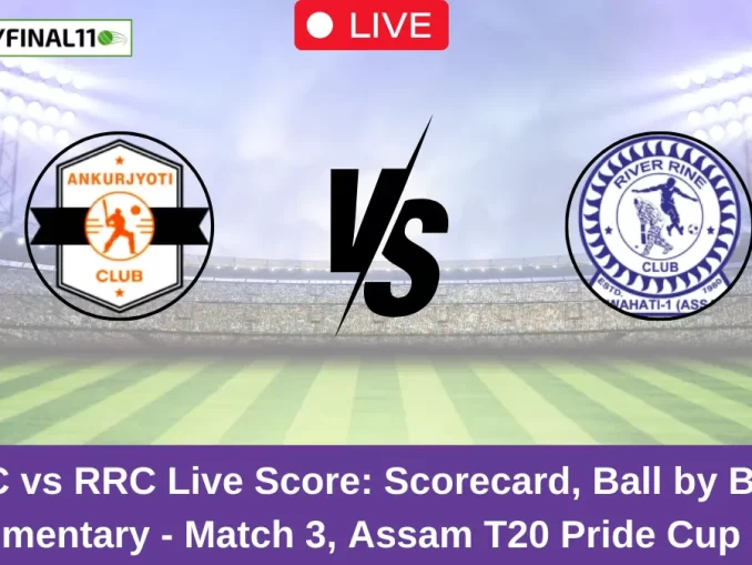 AC vs RRC Live Score: Scorecard, Ball by Ball Commentary - Match 3, Assam T20 Pride Cup 2024