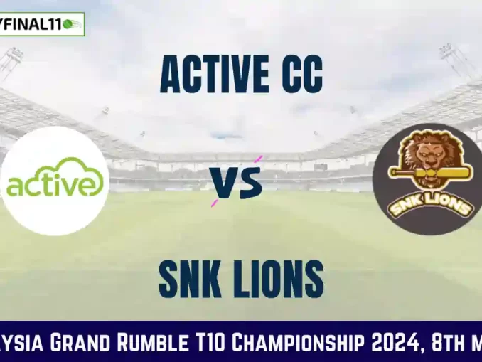 ACT vs SNK Dream11 Prediction Today: Match 8 Pitch Report, and Key Player | Malaysia Grand Rumble T10 Championship 2024