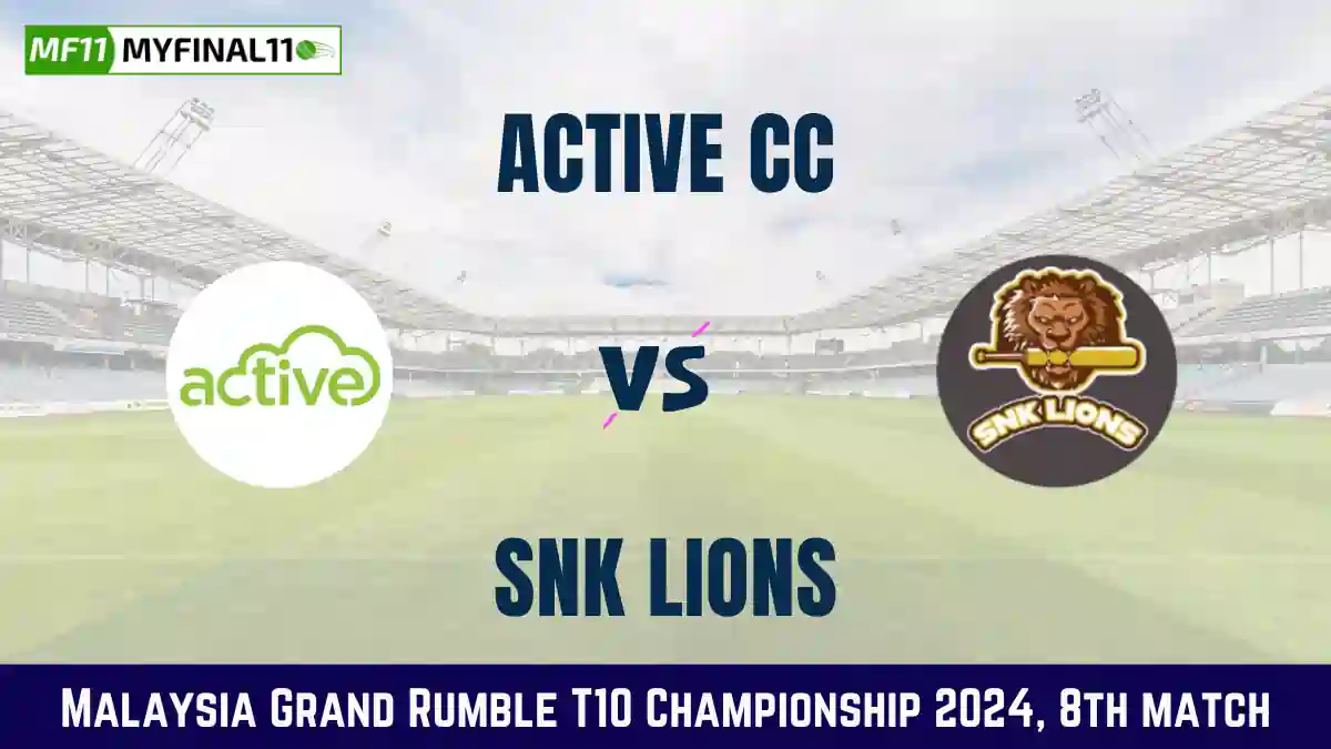 ACT vs SNK Dream11 Prediction Today: Match 8 Pitch Report, and Key Player | Malaysia Grand Rumble T10 Championship 2024