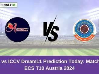 ADD vs ICCV Dream11 Prediction Today: Match 45 Pitch Report, and Player Stats | ECS T10 Austria 2024