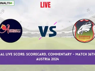 ADD vs SAL Live Score: Scorecard, Ball by Ball Commentary - Match 36, ECS T10 Austria 2024