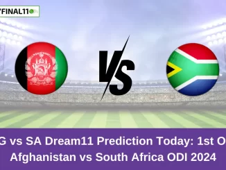 AFG vs SA Dream11 Prediction Today: 1st ODI Pitch Report, and Key Player | Afghanistan vs South Africa ODI 2024