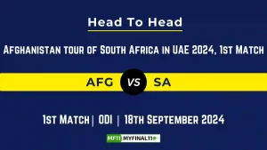 AFG vs SA Player Battle, Head to Head Team Stats, Team Record - Afghanistan tour of South Africa 2024