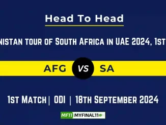 AFG vs SA Player Battle, Head to Head Team Stats, Team Record - Afghanistan tour of South Africa 2024