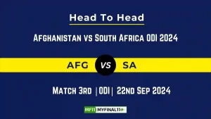 AFG vs SA Player Battle, Head to Head Team Stats, Team Record - Afghanistan vs South Africa ODI 2024