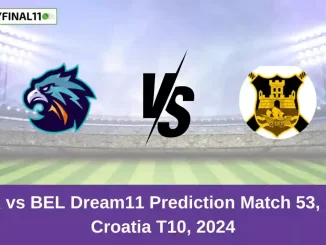 AFK vs BEL Dream11 Prediction Match 53, ECS Croatia T10, 2024