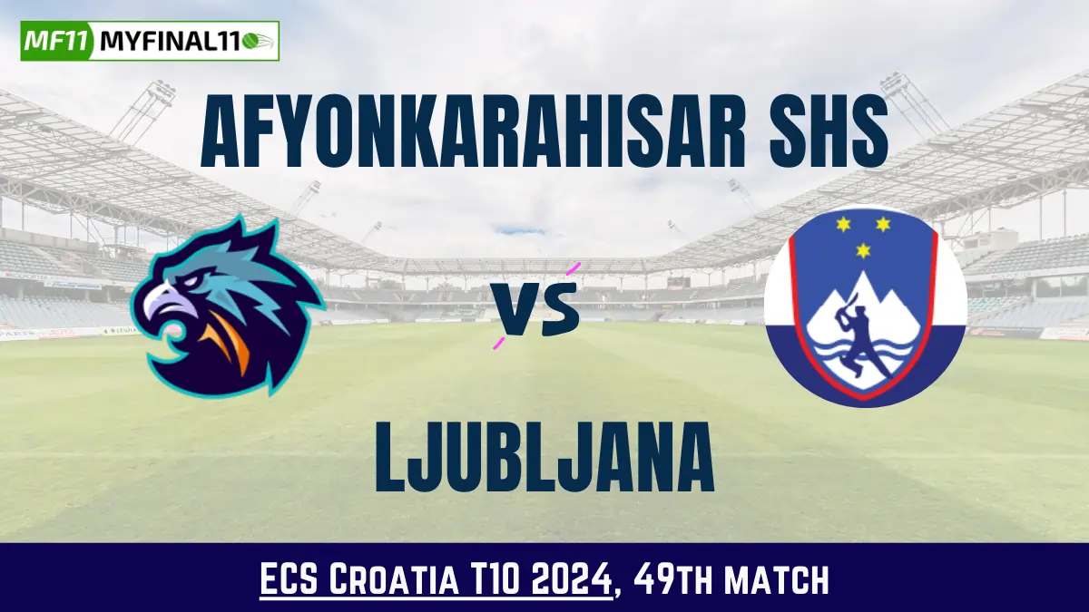 Get the best AFK vs LJU Dream11 Prediction fantasy team with AFK vs LJU Key player stats and pitch report for today's ECS Croatia T10 2024.