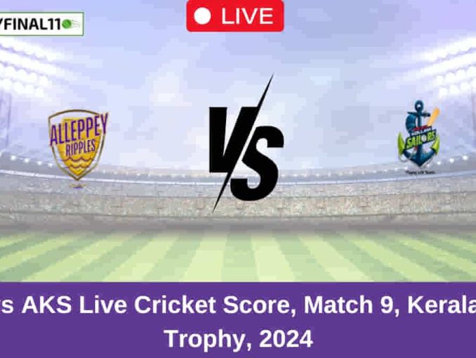 AP vs AKS Live Cricket Score, Match 9, Kerala T20 Trophy, 2024