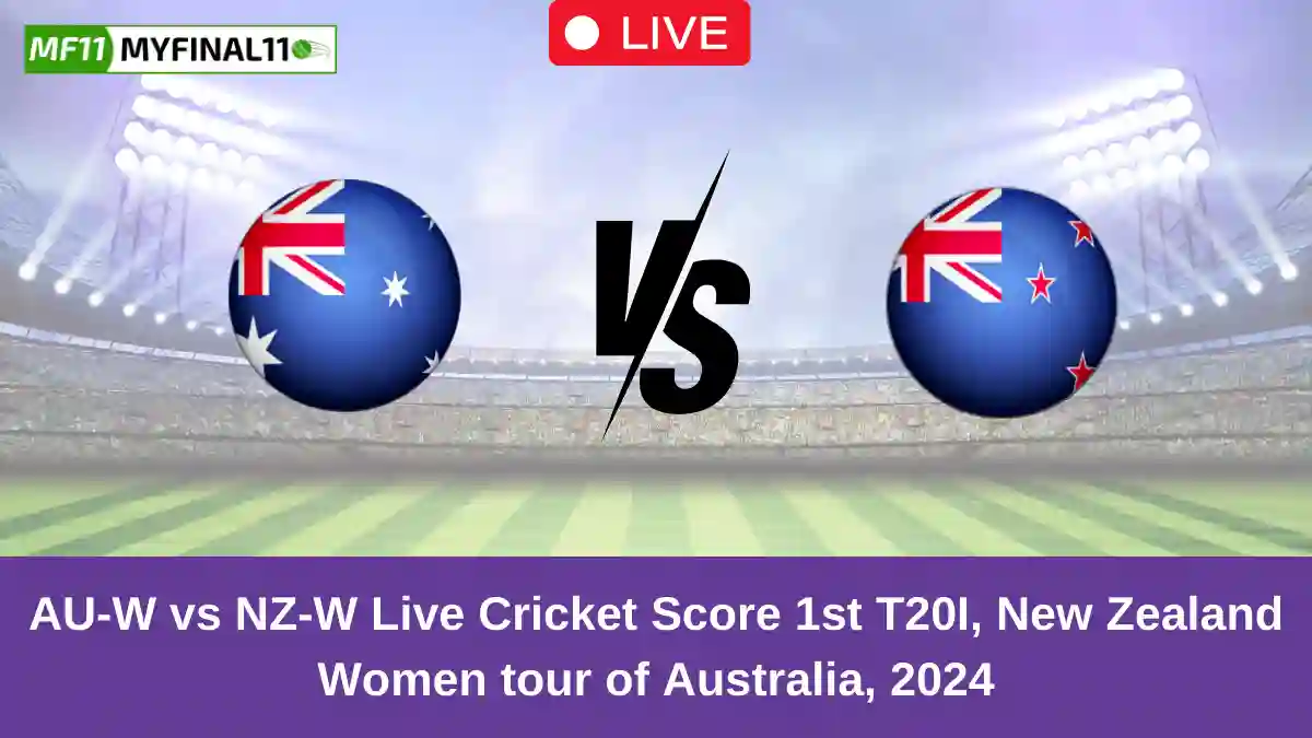 AU-W vs NZ-W Live Cricket Score 1st T20I, New Zealand Women tour of Australia, 2024