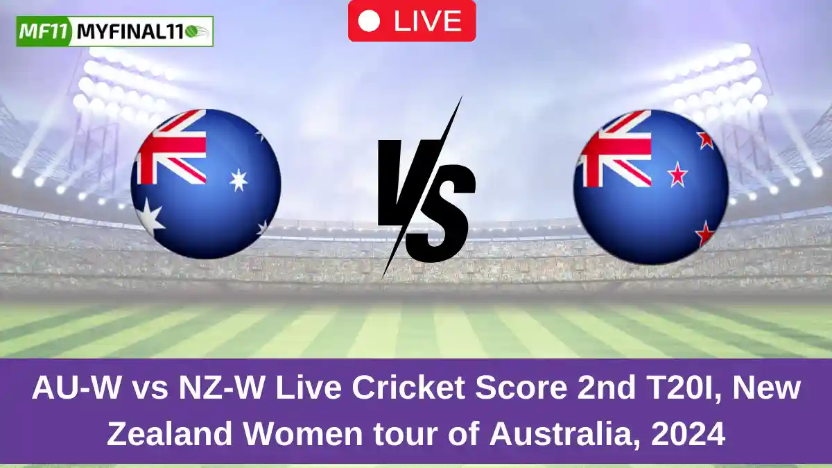 AU-W vs NZ-W Live Cricket Score 2nd T20I, New Zealand Women tour of Australia, 2024