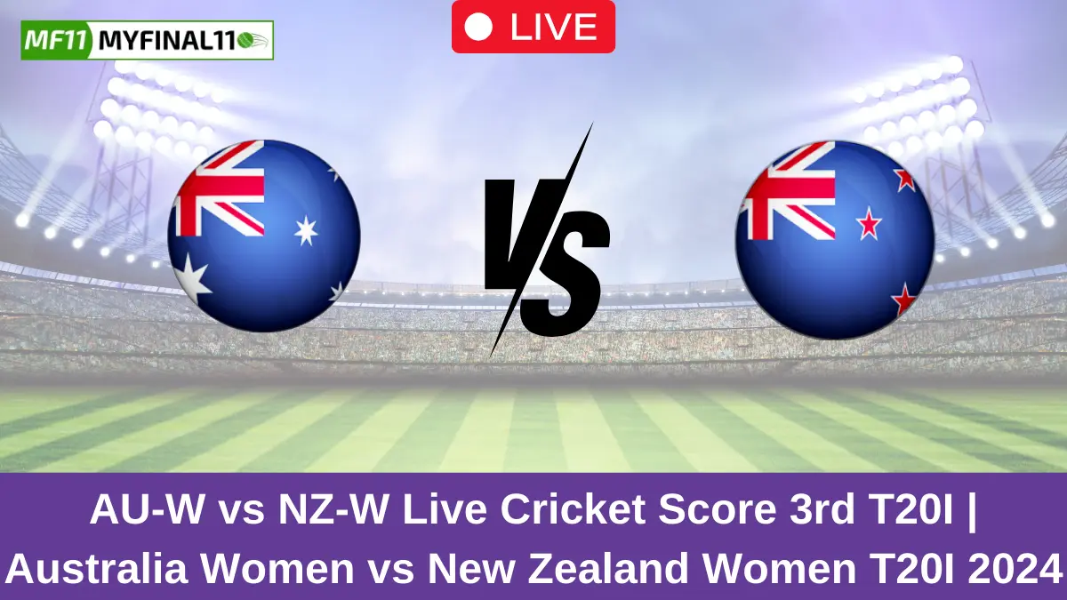 AUW vs NZW Live Score, ICC Women's T20 World Cup