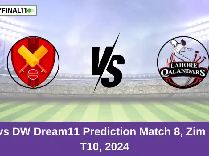 BB vs DW Dream11 Prediction Match 8, Zim Afro T10, 2024