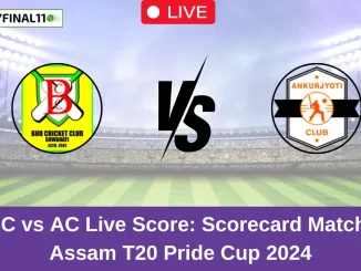 BCC vs AC Live Score: Scorecard, Ball by Ball Commentary - Match 5, Assam T20 Pride Cup 2024