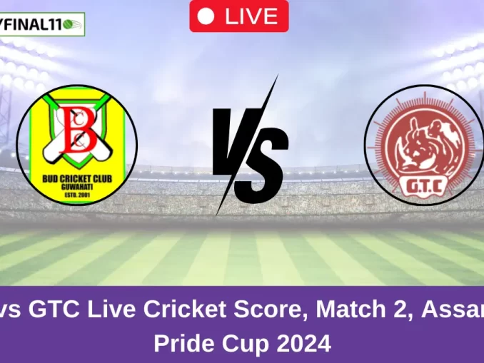 BCC vs GTC Live Score: Scorecard, Ball by Ball Commentary - Match 2, Assam T20 Pride Cup 2024