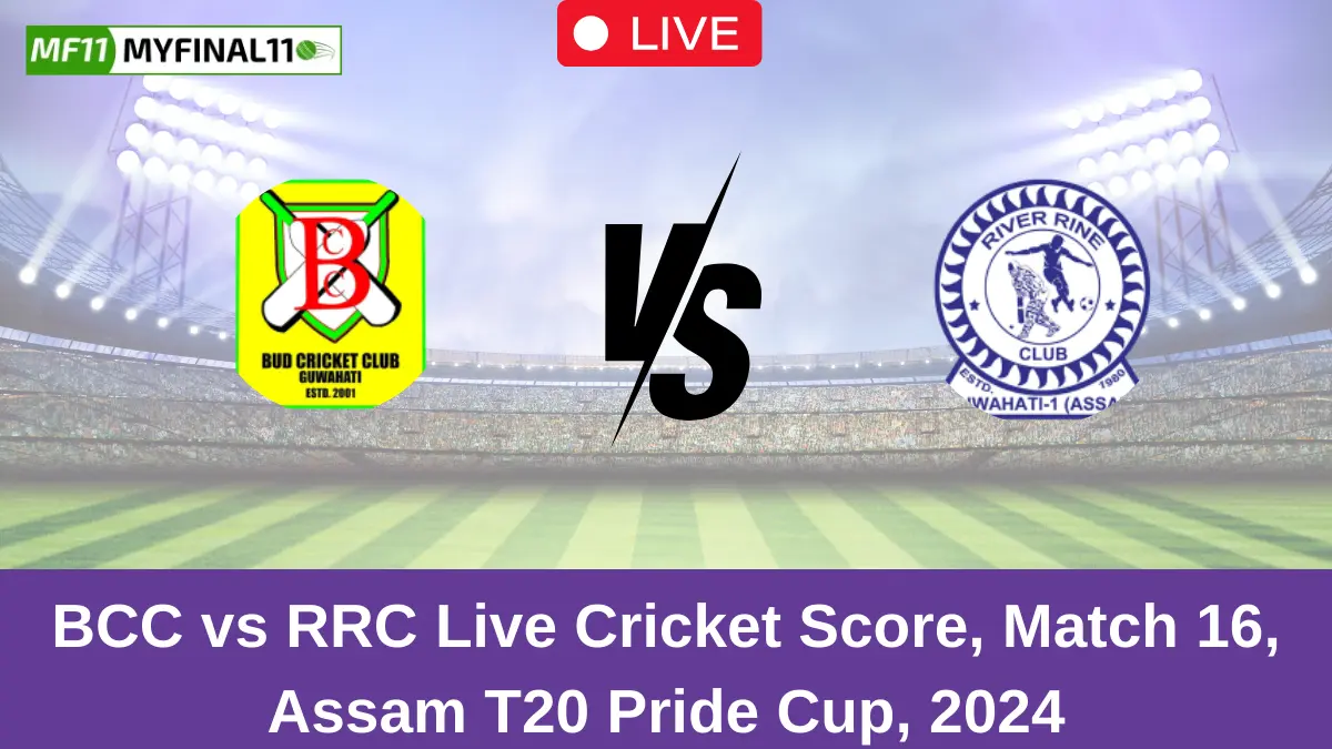 BCC vs RRC Live Cricket Score, Match 16, Assam T20 Pride Cup, 2024