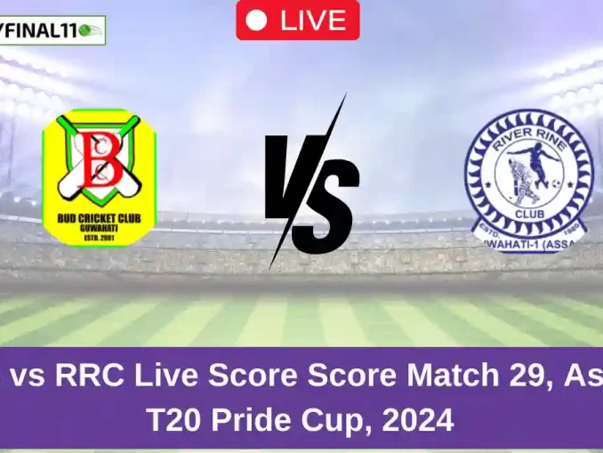 BCC vs RRC Live Score Score Match 29, Assam T20 Pride Cup, 2024