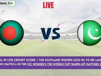 BD-W vs PK-W Live Cricket Score — The Bangladesh Women (BD-W) vs Pakistan Women (PK-W) Match 7 in the ICC Women's T20 World Cup Warm-up Matches 2024