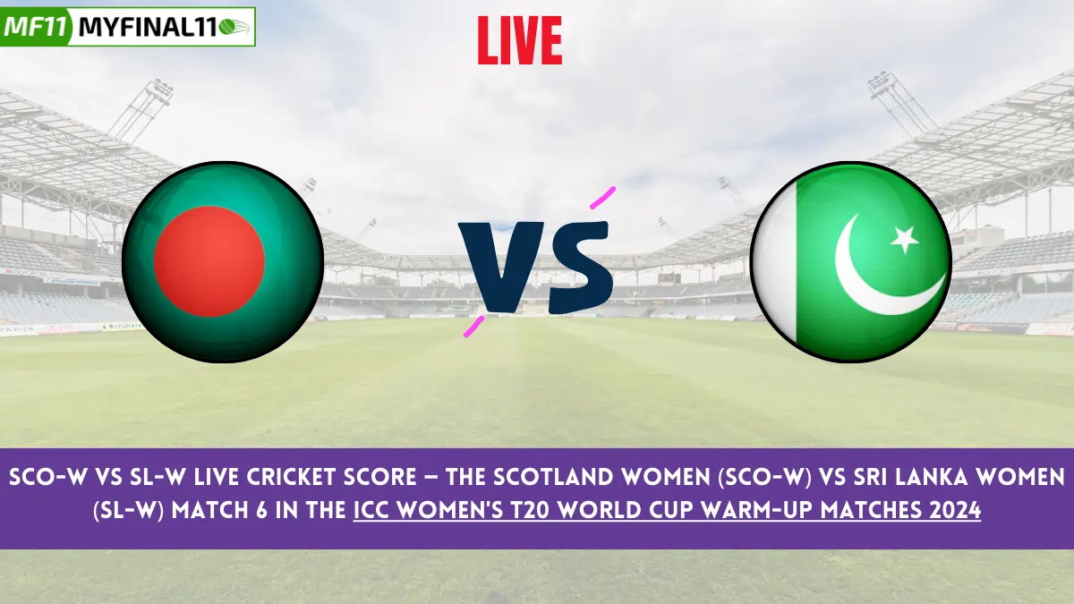 BD-W vs PK-W Live Cricket Score — The Bangladesh Women (BD-W) vs Pakistan Women (PK-W) Match 7 in the ICC Women's T20 World Cup Warm-up Matches 2024