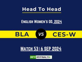 BLA vs CES-W Player Battle, Head to Head Team Stats, Team Record - ECS T10 Austria 2024