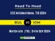 BUL vs IOM Player Battle, Head to Head Team Stats, Team Record - ECC International T10 2024