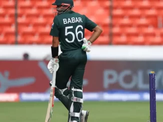 Babar Azam scored 45 runs against the Markhors. Babar Azam hit five consecutive fours in the over of Pakistan'