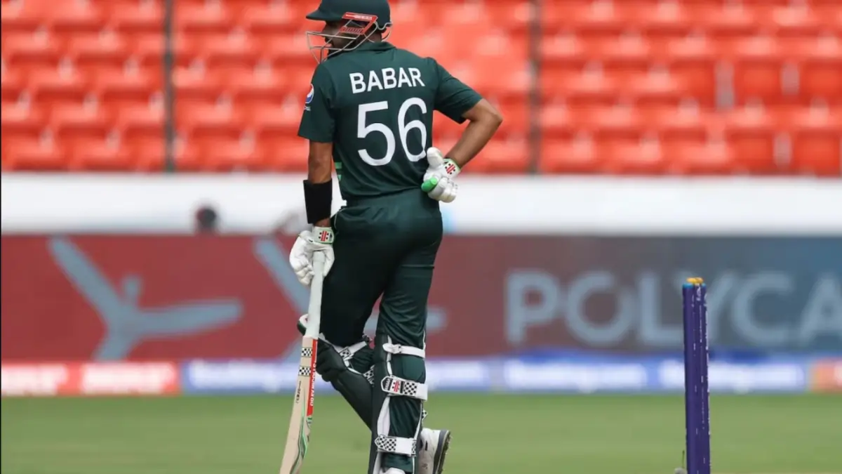 Babar Azam scored 45 runs against the Markhors. Babar Azam hit five consecutive fours in the over of Pakistan'