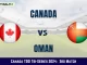 Get the best CAN vs OMA Dream11 Prediction fantasy team with CAN vs OMA Key player stats and pitch report for today's Canada T20I Tri-Series 2024.