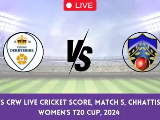 CBW vs CRW Live Cricket Score, Match 5, Chhattisgarh Women's T20 Cup, 2024