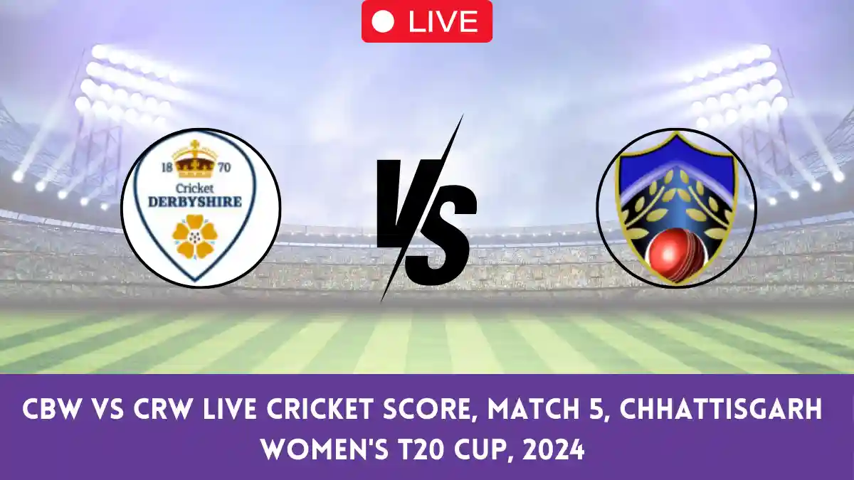 CBW vs CRW Live Cricket Score, Match 5, Chhattisgarh Women's T20 Cup, 2024