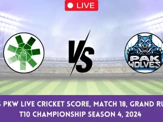 CCC vs PKW Live Cricket Score, Match 18, Grand Rumble T10 Championship Season 4, 2024