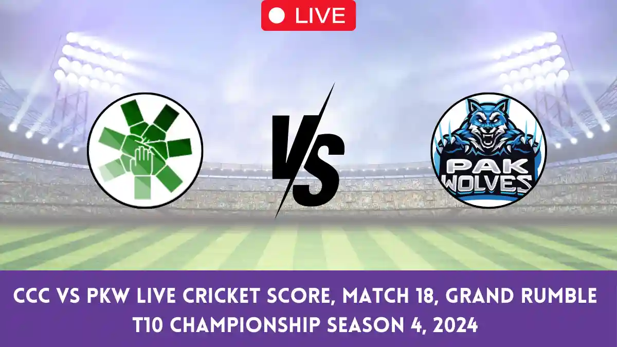 CCC vs PKW Live Cricket Score, Match 18, Grand Rumble T10 Championship Season 4, 2024