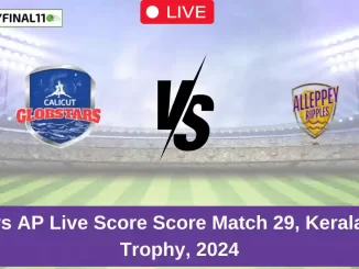 CG vs AP Live Score Score Match 29, Kerala T20 Trophy, 2024