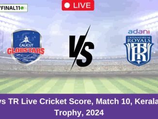 CG vs TR Live Cricket Score, Match 10, Kerala T20 Trophy, 2024