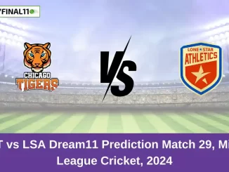 CHT vs LSA Dream11 Prediction Match 29, Minor League Cricket, 2024