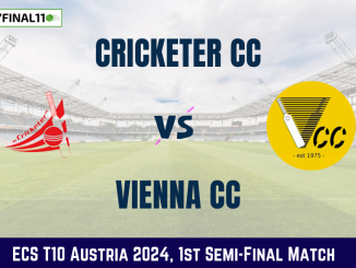 CRC vs VCC Dream11 Prediction Today: 1st Semi-Final Pitch Report, and Player Stats | ECS T10 Austria 2024