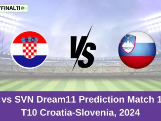 CRO vs SVN Dream11 Prediction Match 1, ECI T10 Croatia-Slovenia, 2024