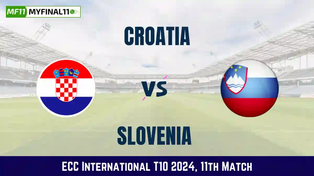 CRO vs SVN Dream11 Prediction Today: Match 11 Pitch Report, and Key Player | ECC International T10 2024