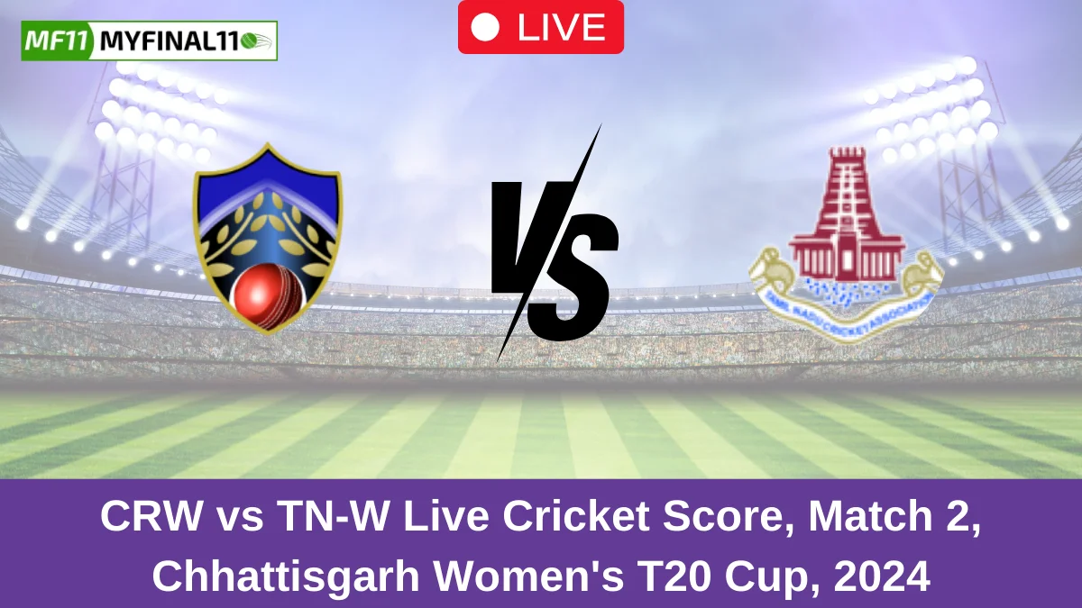 CRW vs TN-W Live Cricket Score, Match 2, Chhattisgarh Women's T20 Cup, 2024