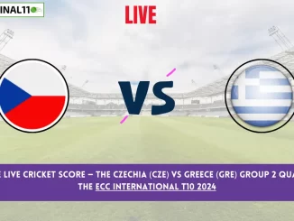 CZE vs GRE Live Score: Scorecard, Ball by Ball Commentary - Group 2 Qualifier 1, ECC International T10 2024