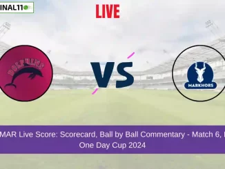 DOL vs MAR Live Score: Scorecard, Ball by Ball Commentary - Match 6, Pakistan One Day Cup 2024